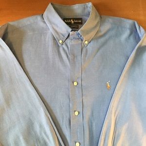 Ralph Lauren XL Yarmouth 100% cotton shirt